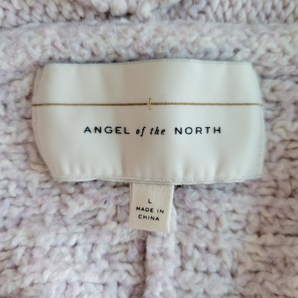 Anthropologie Angel of the North Pink Open Front Cardigan.  Fits like a L-XL - Picture 5 of 10